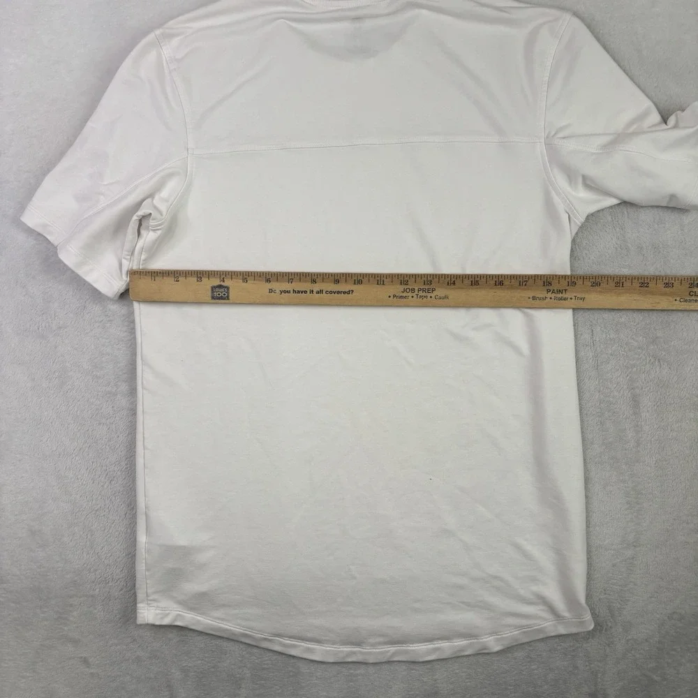 Adidas Aeroready Performance Fit White Short Sleeve Active Shirt Men's Medium